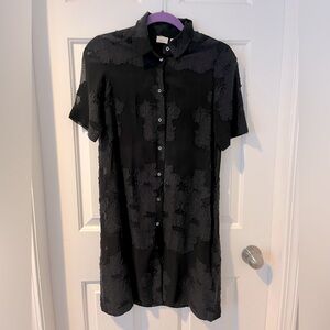 Wilfred Durante from Aritiza lace button-up shirt dress, size XXS